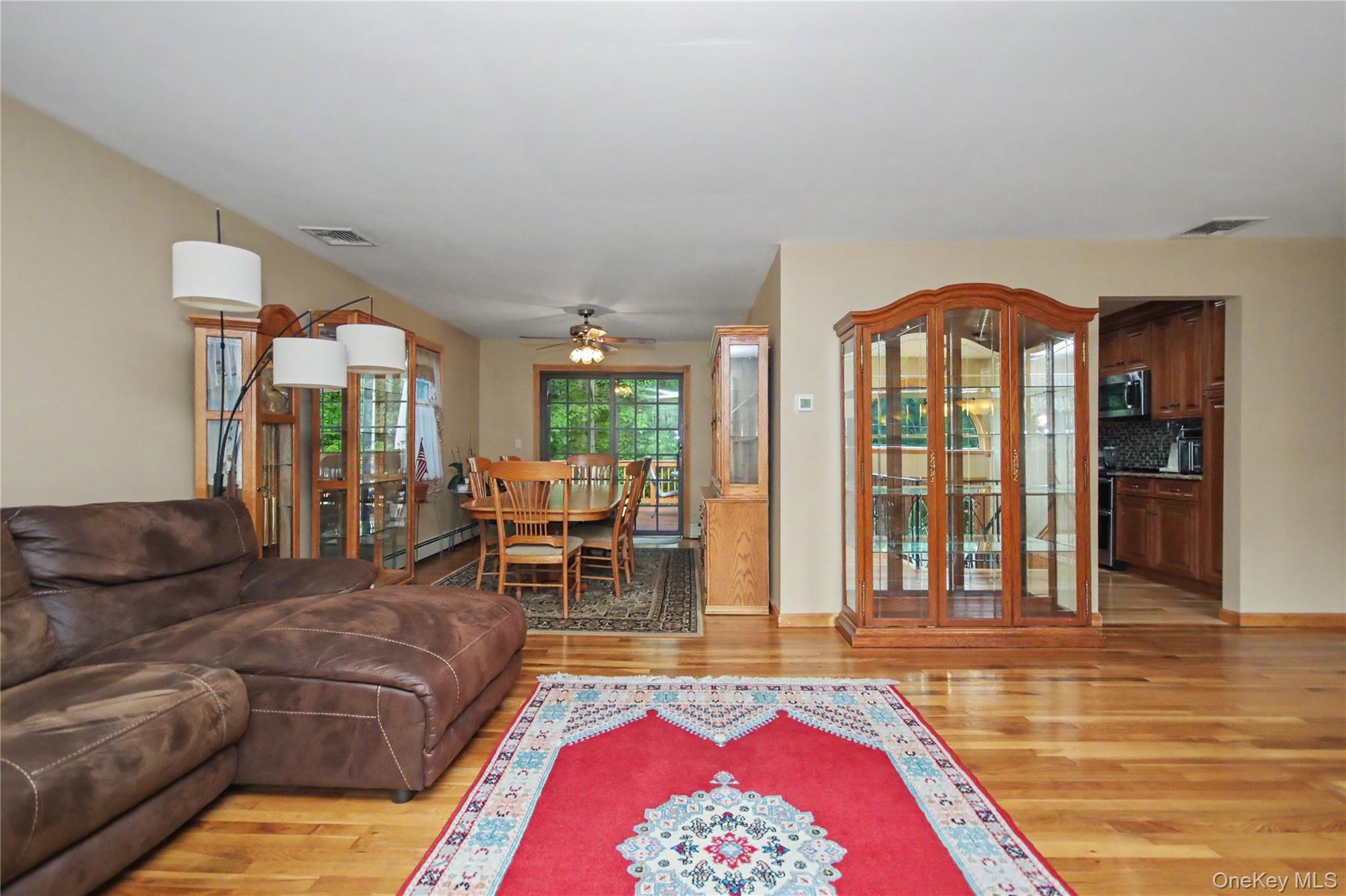 Living Room open to Dining Room