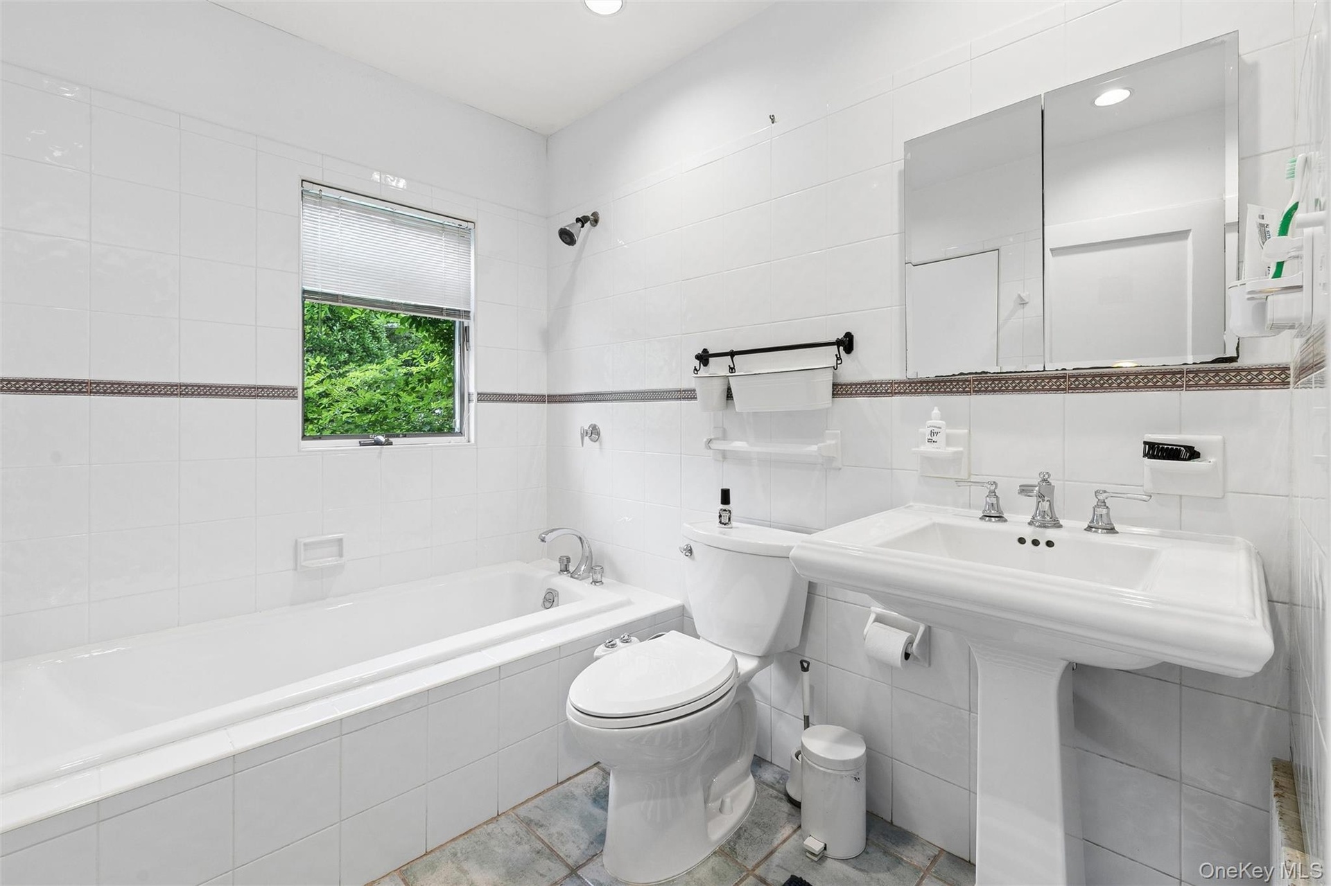 1st Fl Bathroom with separate tub and shower
