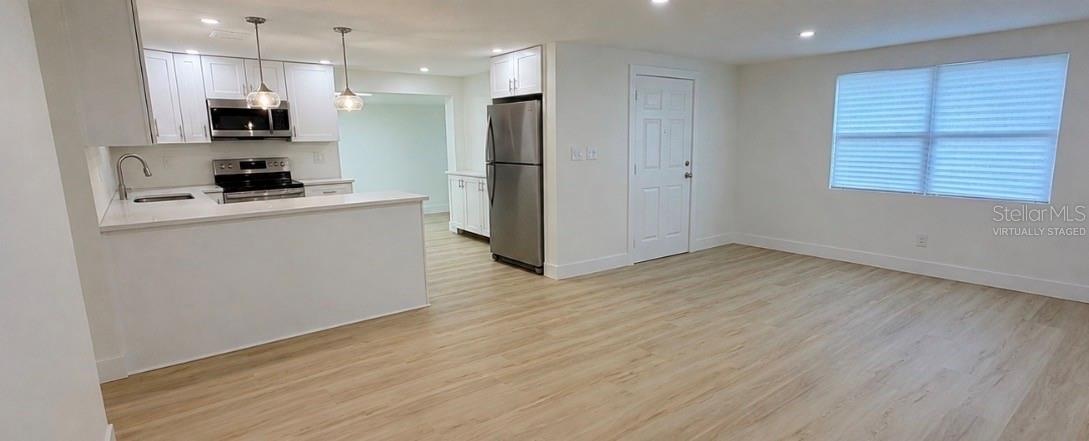 Refrigerator and stove virtually staged