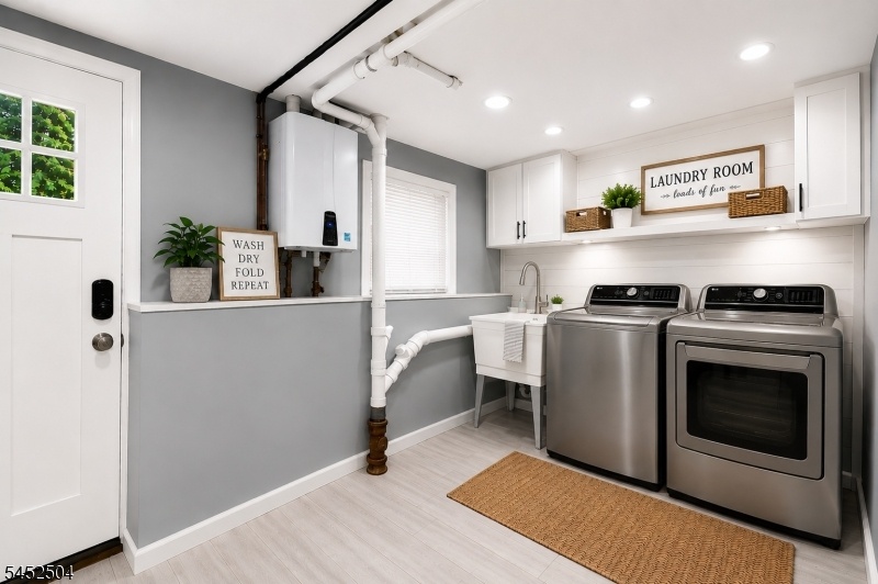 Downstairs laundry