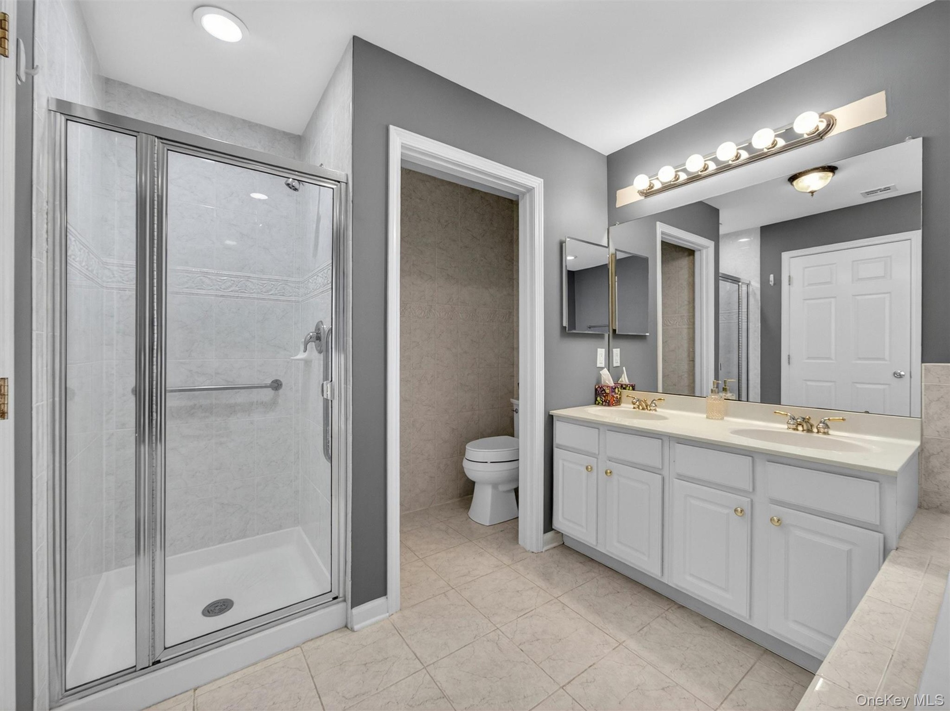Shower stall.
