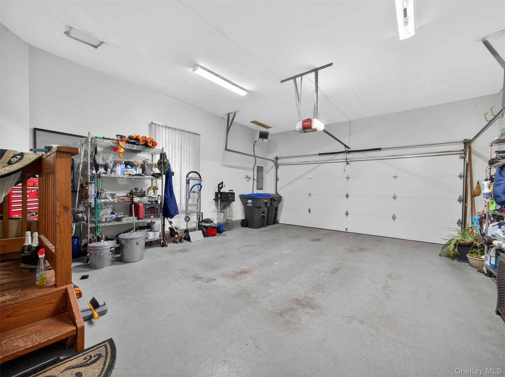2 car garage with added storage and direct entry into the home.