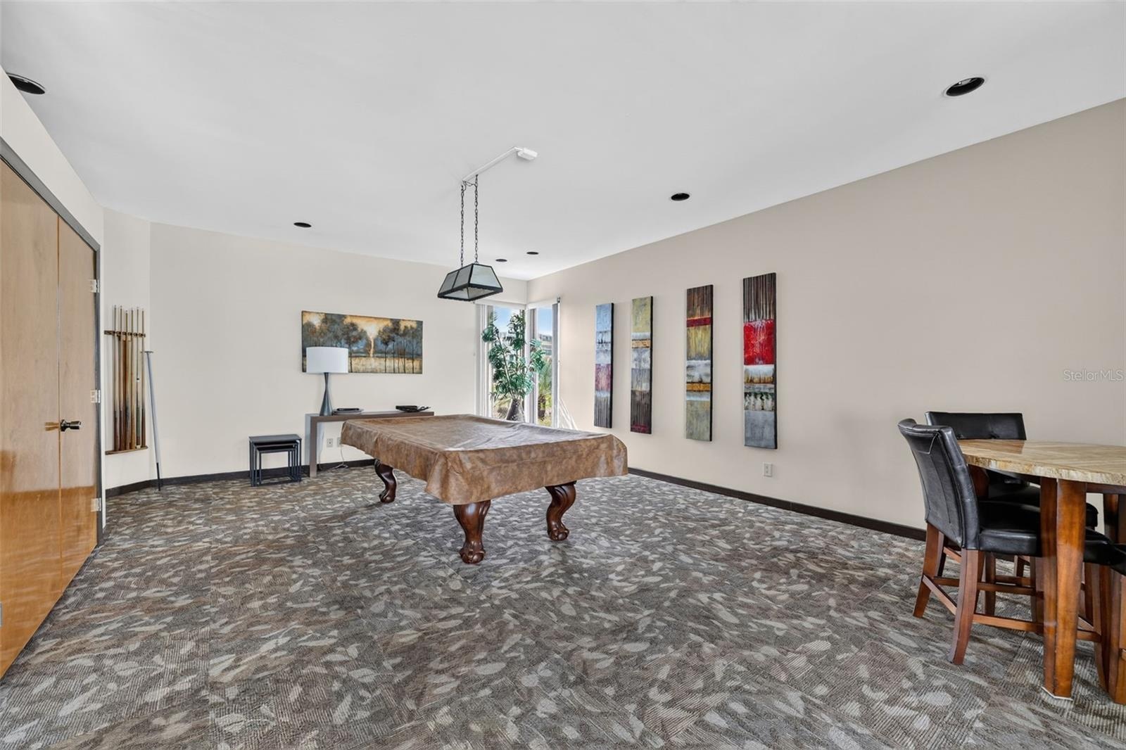 In clubhouse - recreation center