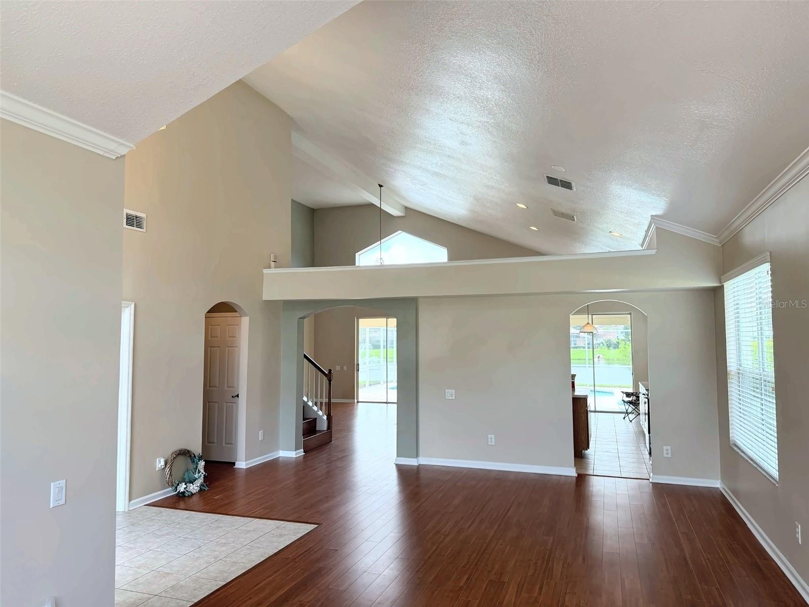 FROM THE LIVING ROOM/DINING ROOM AREA