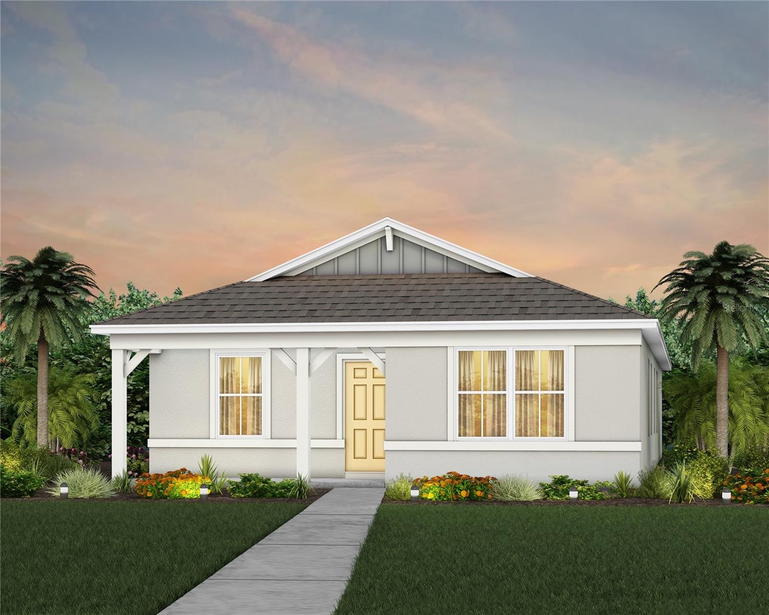 Exterior Design. Artistic rendering for this new construction home. Pictures are for illustrative purposes only. Elevations, colors and options may va