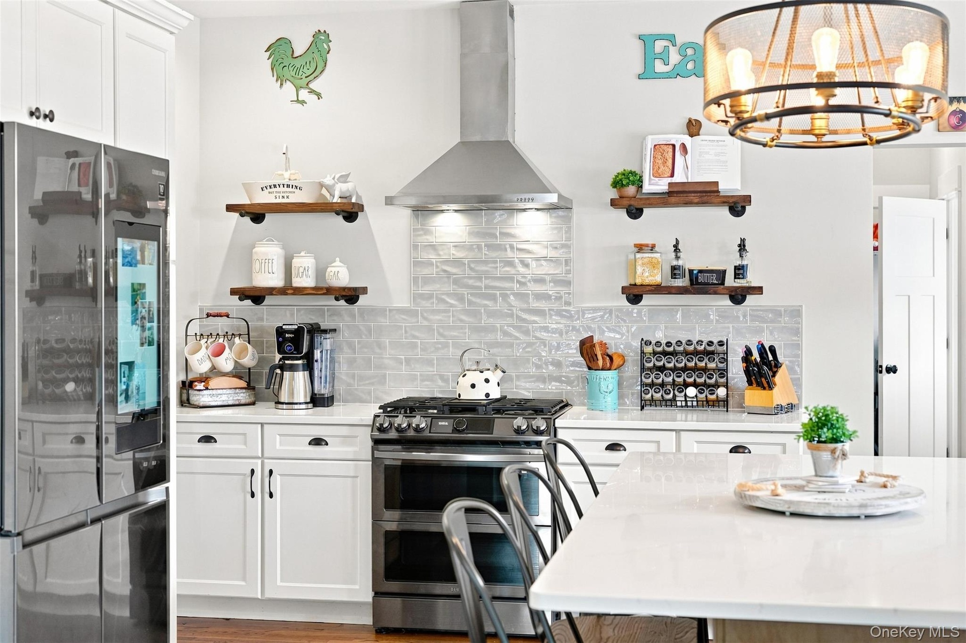 A chef's kitchen designed for entertaining.