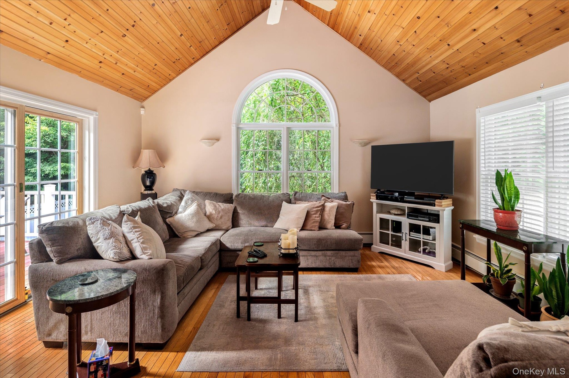 Family Room w/ Vaulted Ceiling