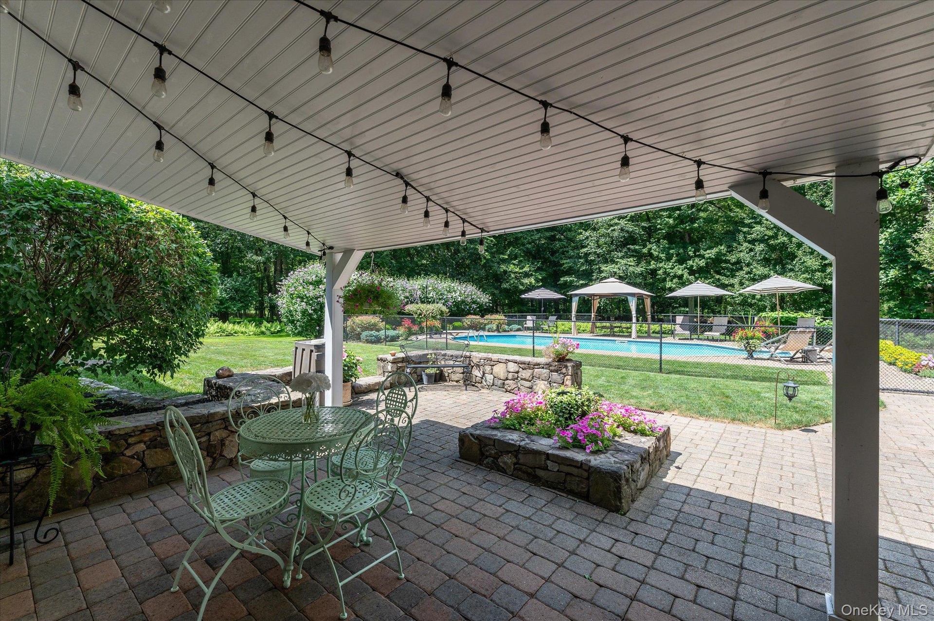 Patio with View of Pool