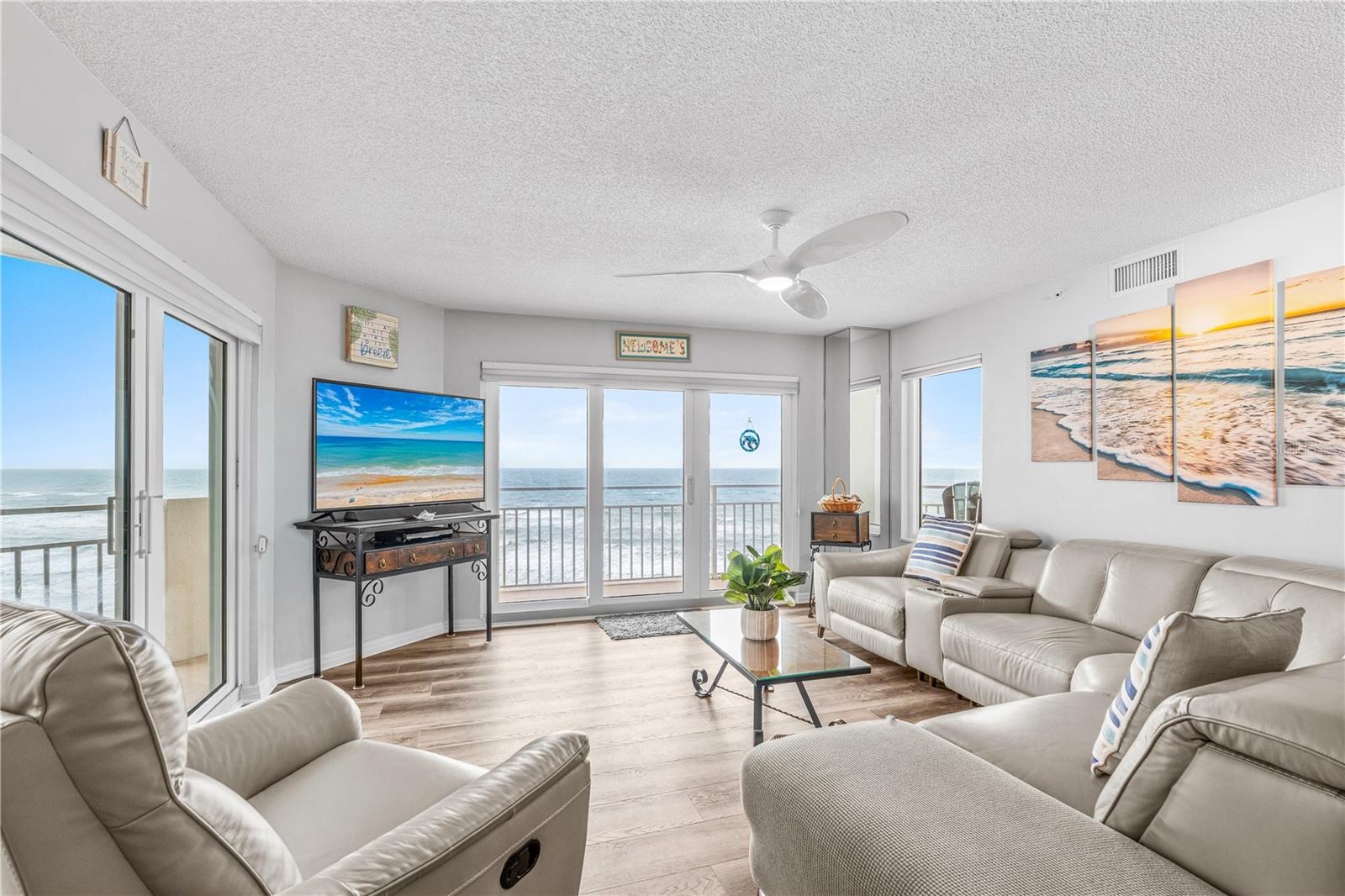 Living with 2 Sets of Sliders NE VIEW
