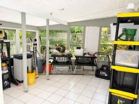 Covered patio