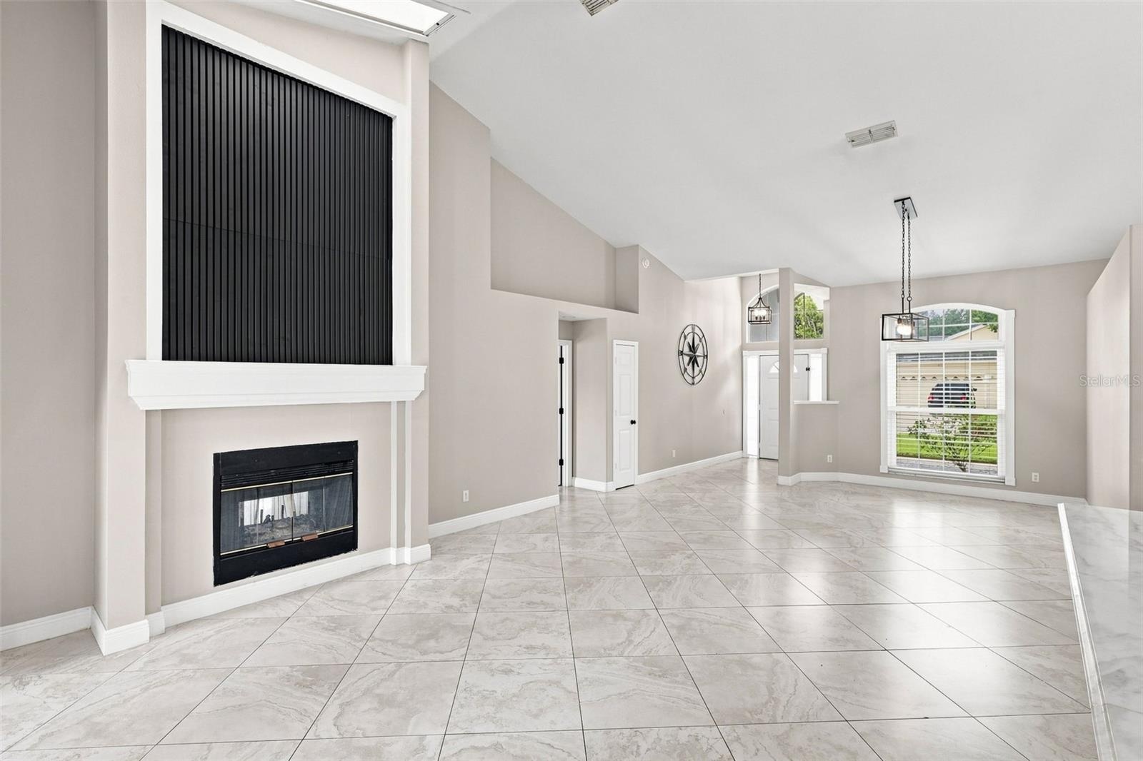 Double Sided Fireplace