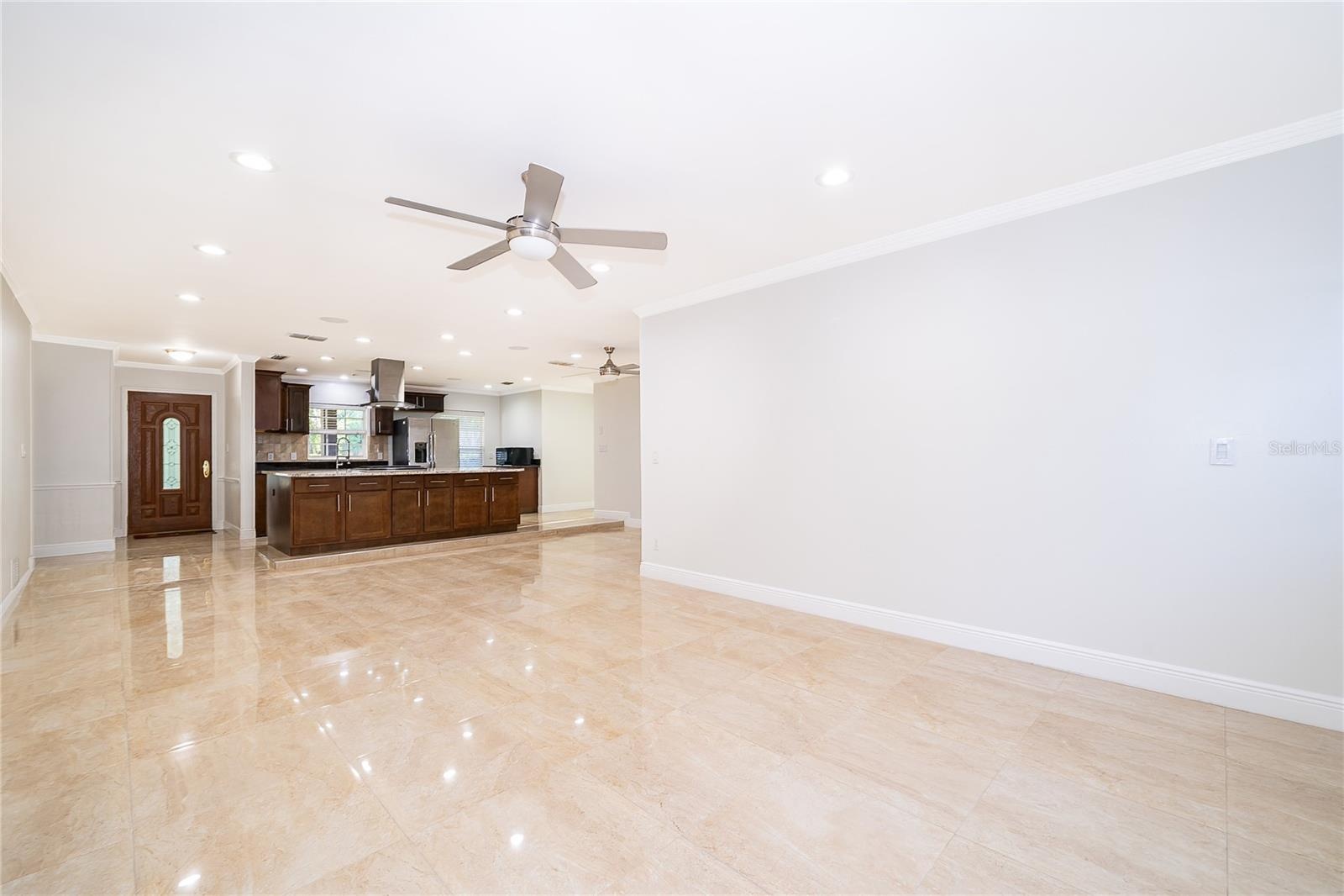 Open Dining & Living Room Area off the Kitchen