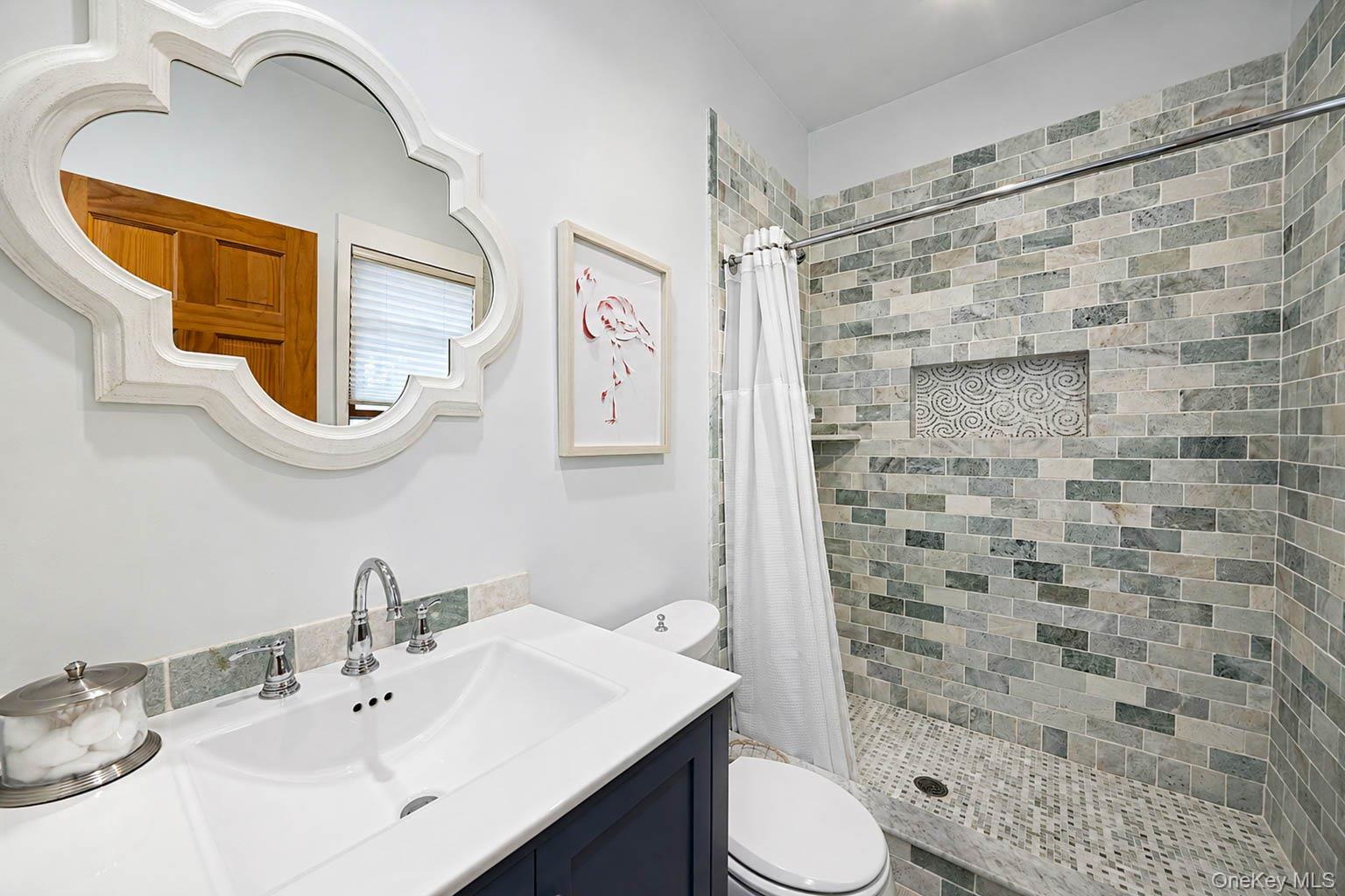 Full Bathroom located in the pool Cabana