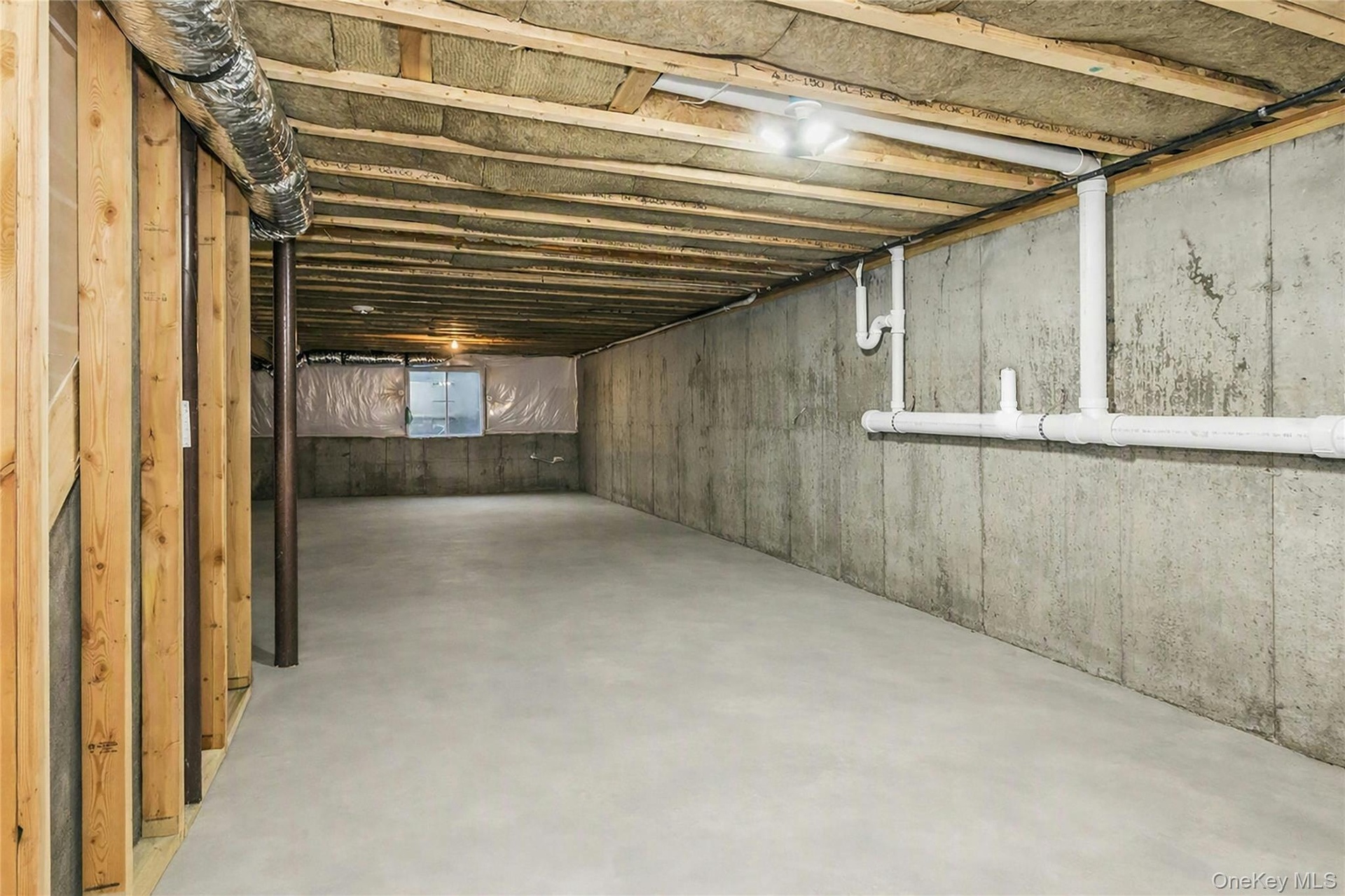 Photo has been photoshopped to clear out basement