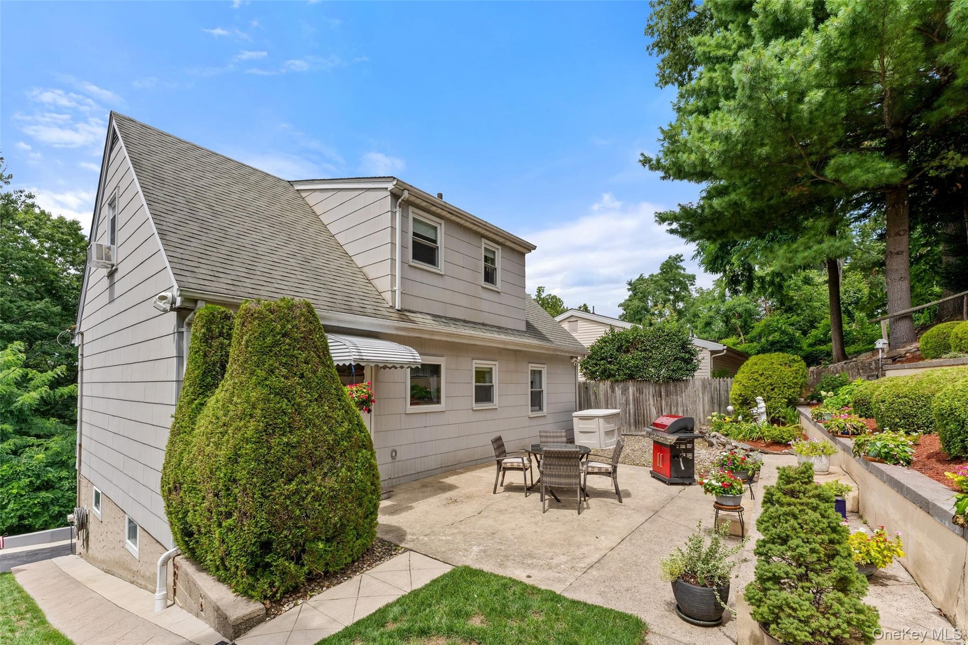 View of the rear exterior of the home.