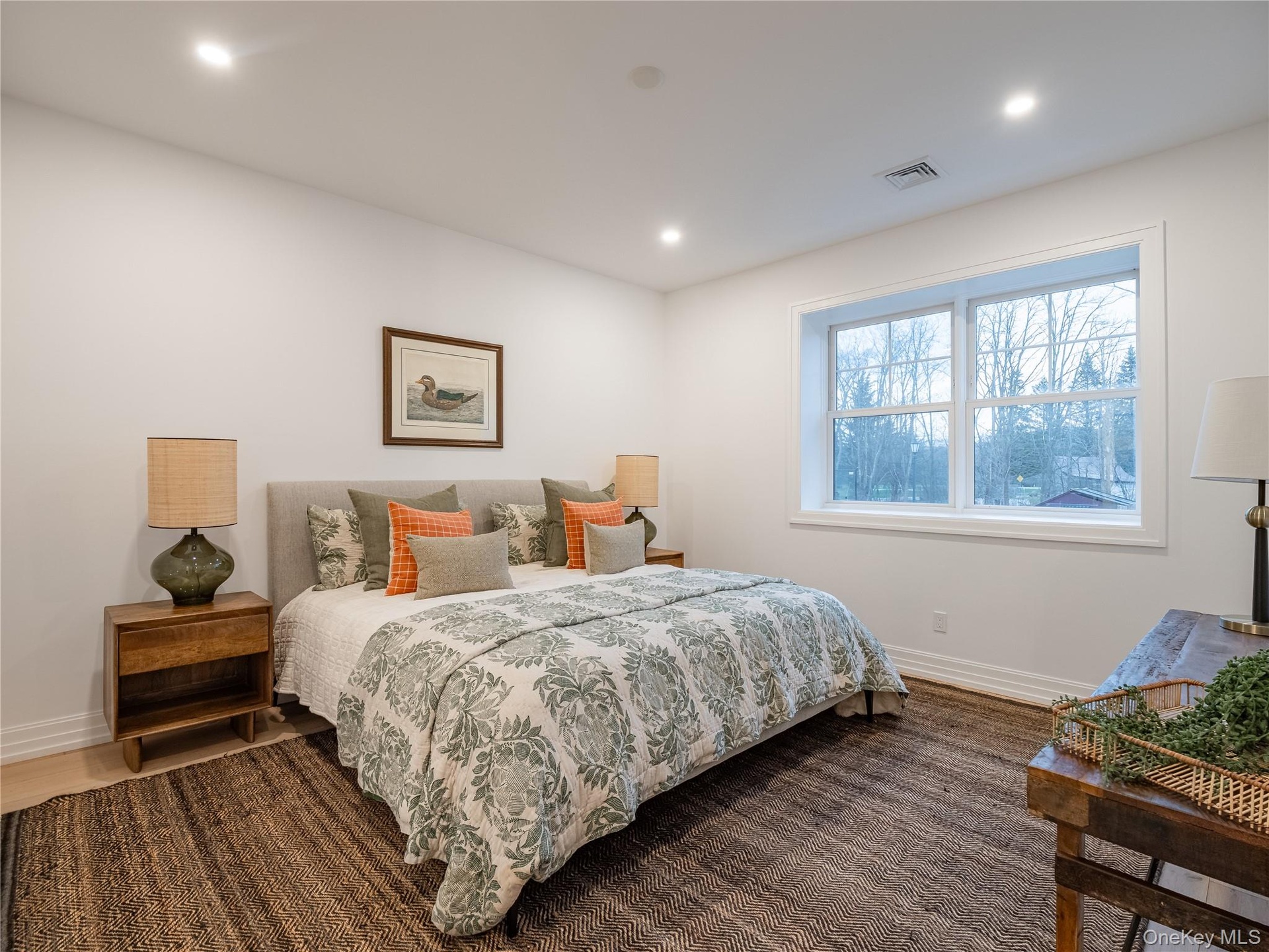 Bedroom featuring baseboards and recessed lighting