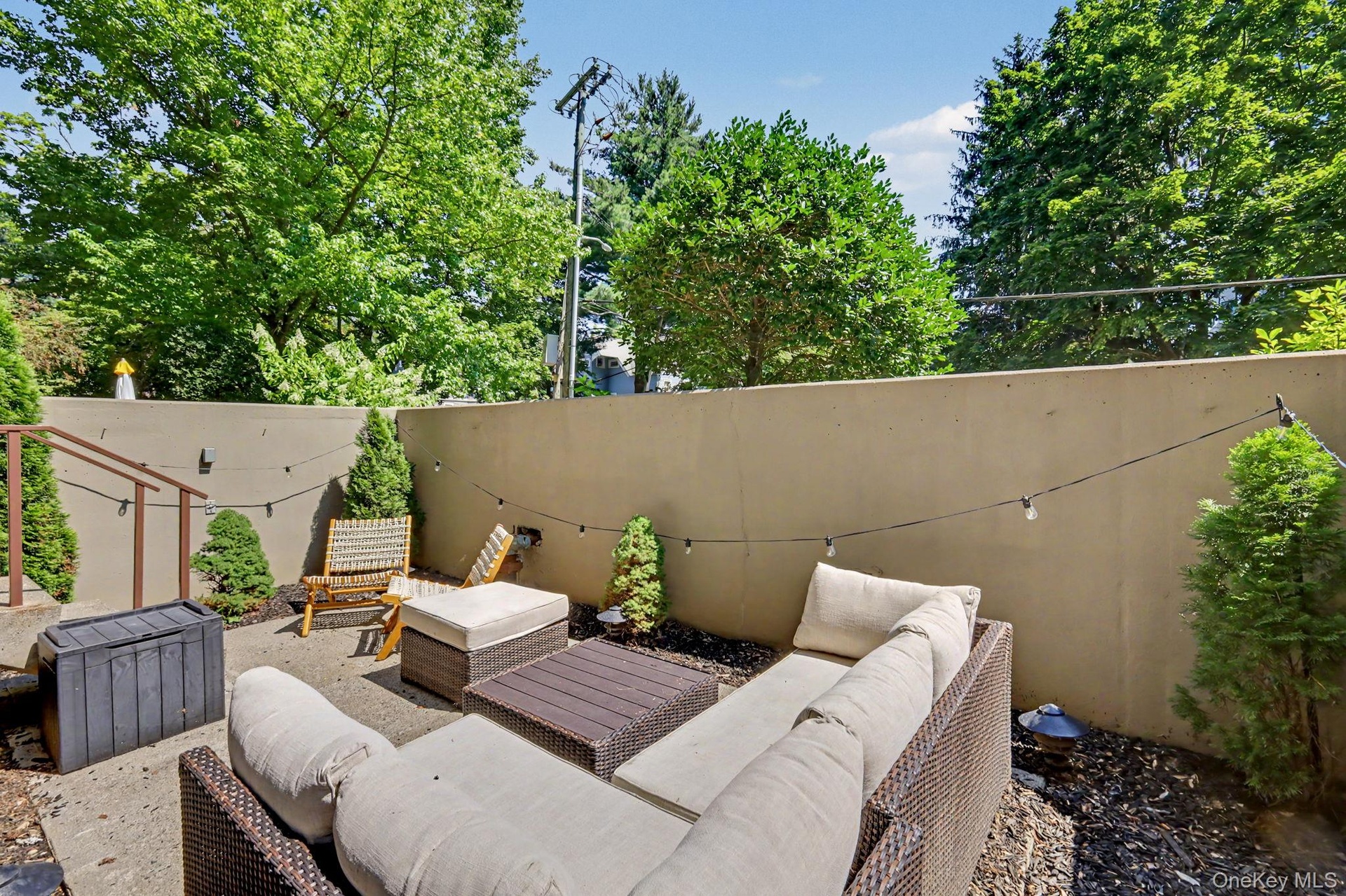 This secluded terrace creates a true extension of the living space and offers a unique opportunity to enjoy indoor-outdoor living in the heart of Whit