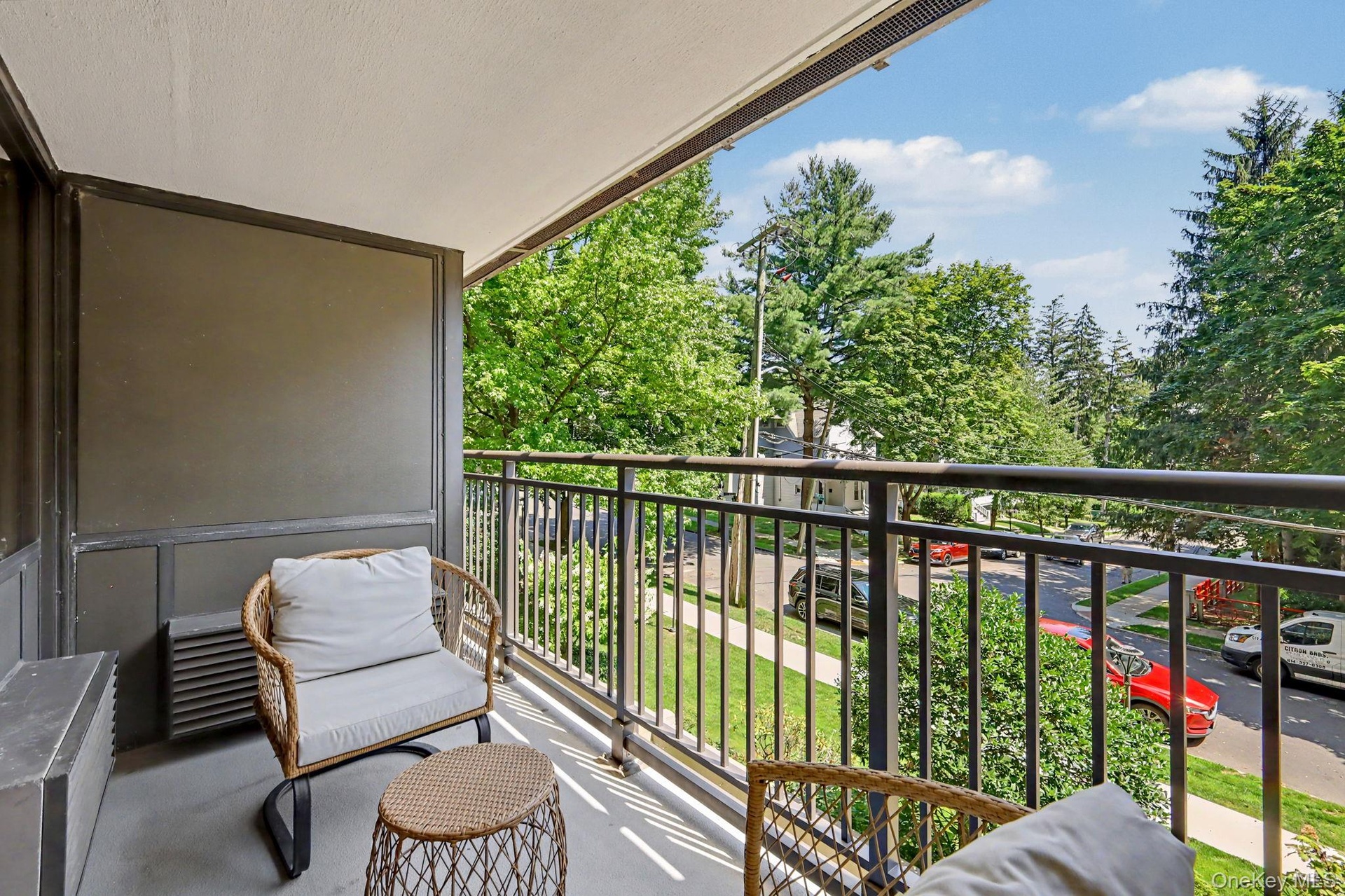 A dream for those who appreciate private outdoor living, the generously sized covered balcony offers a peaceful retreat overlooking front of the build