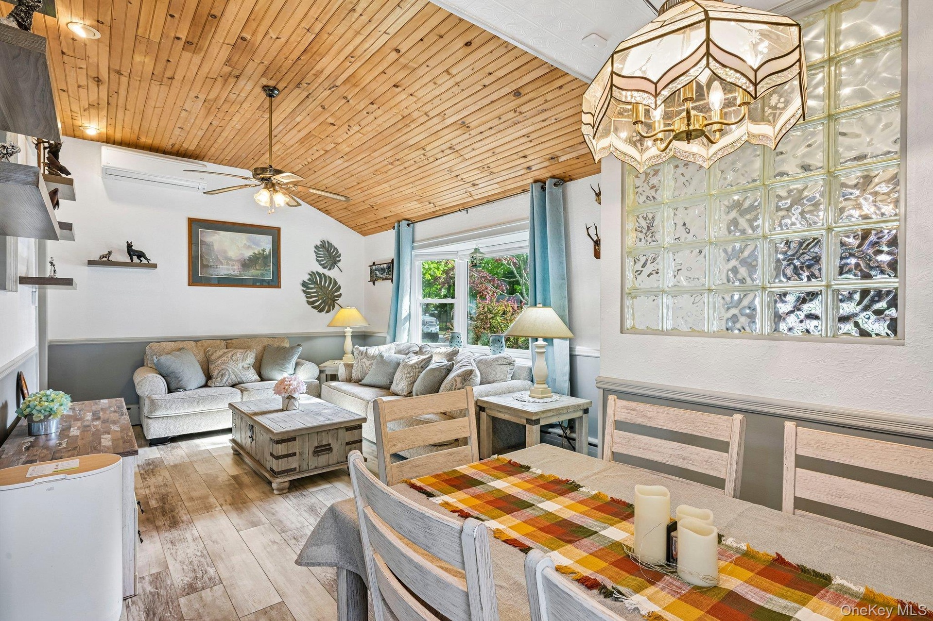 open floor plan to living room