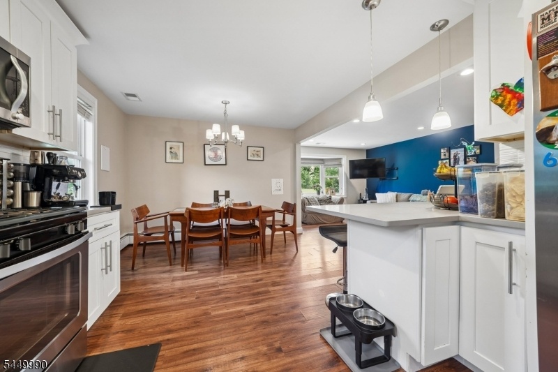 Kitchen to dining area