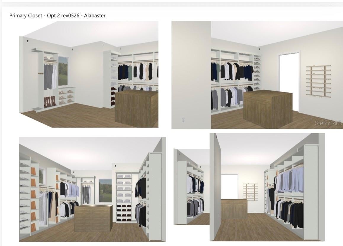 Primary Closet rendering