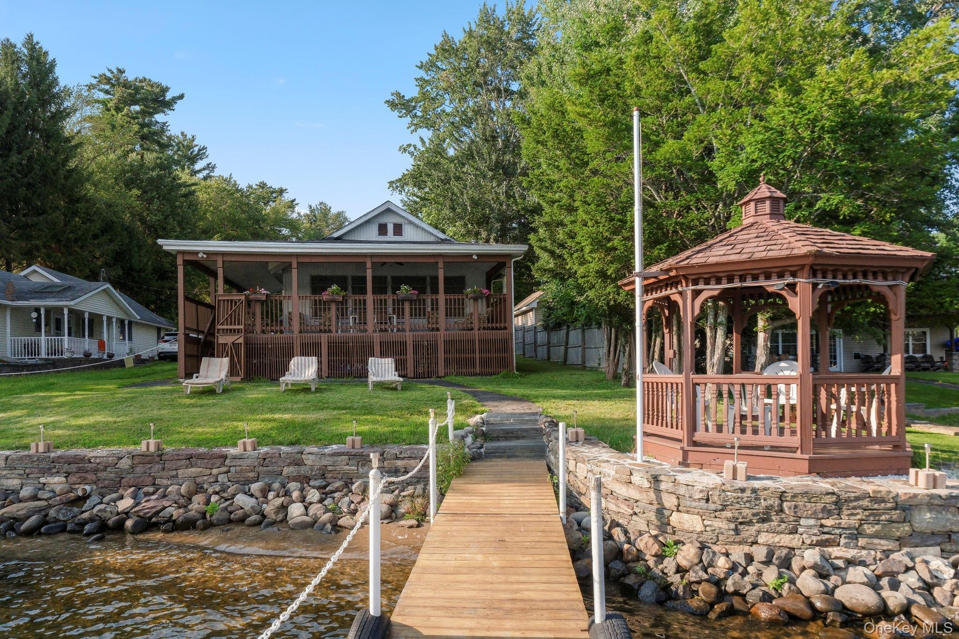 View from the dock.