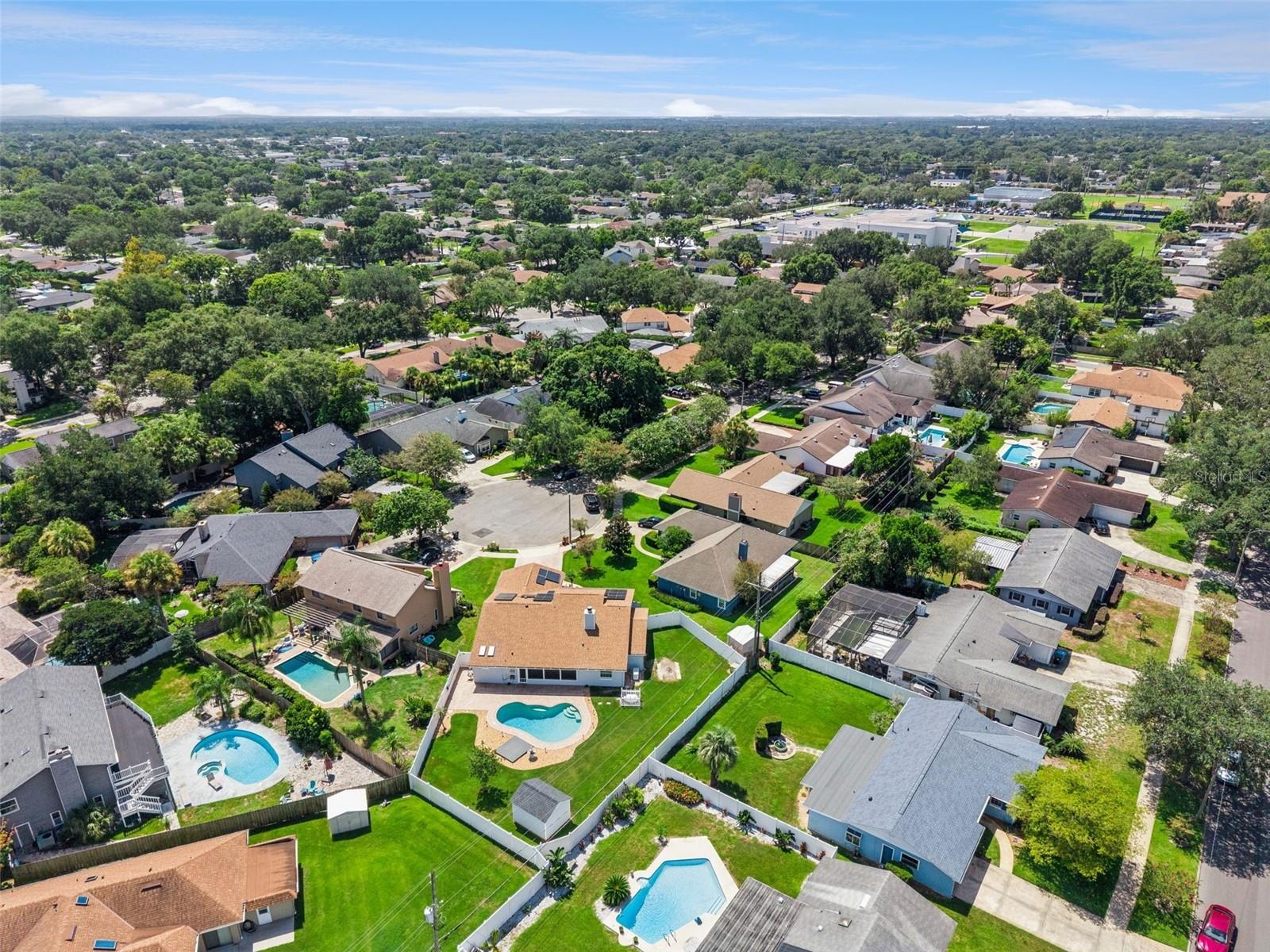 Aerial Photo of Cul-De-Sac