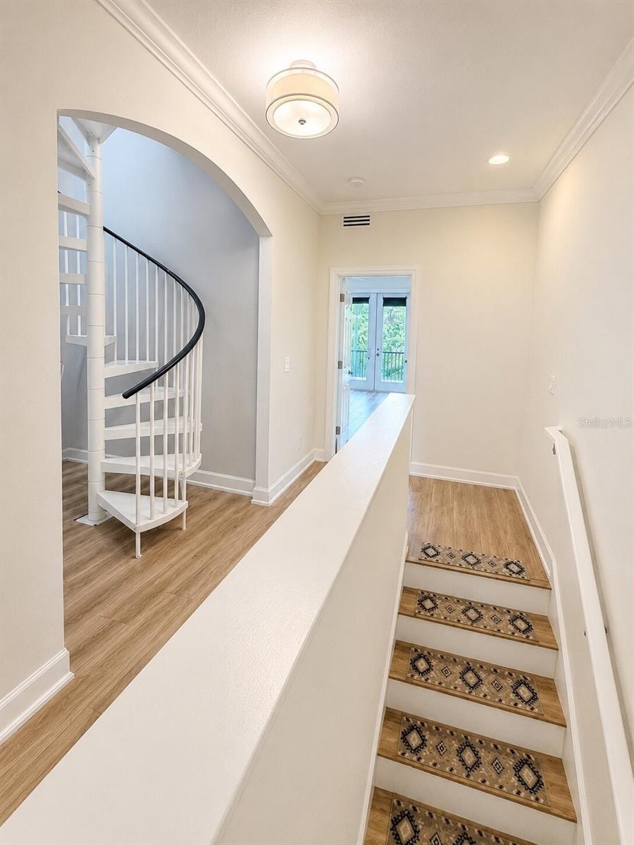 Upstairs