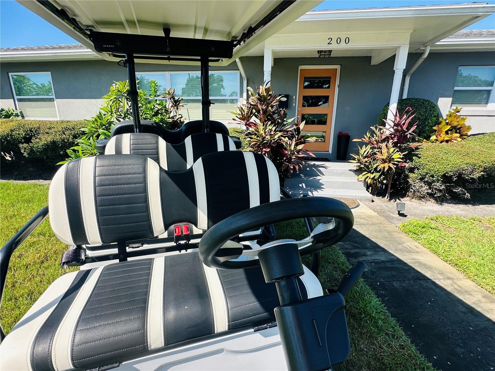 Walkable to restaurants or short cart ride!