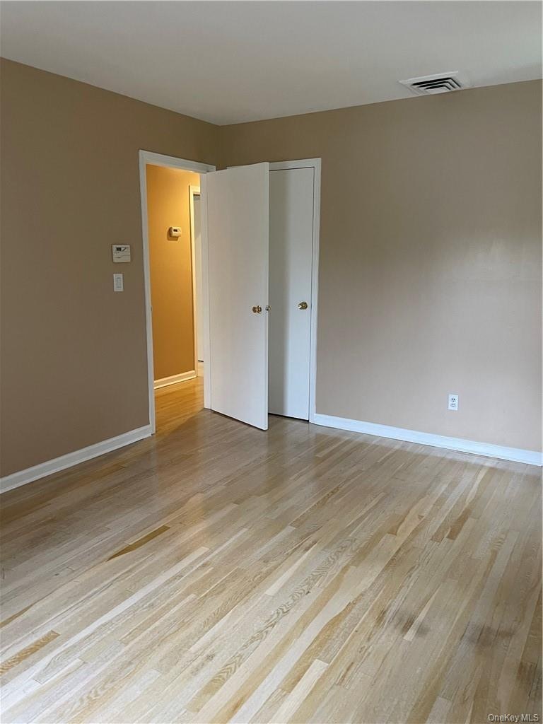 Master bedroom with walk-in closed