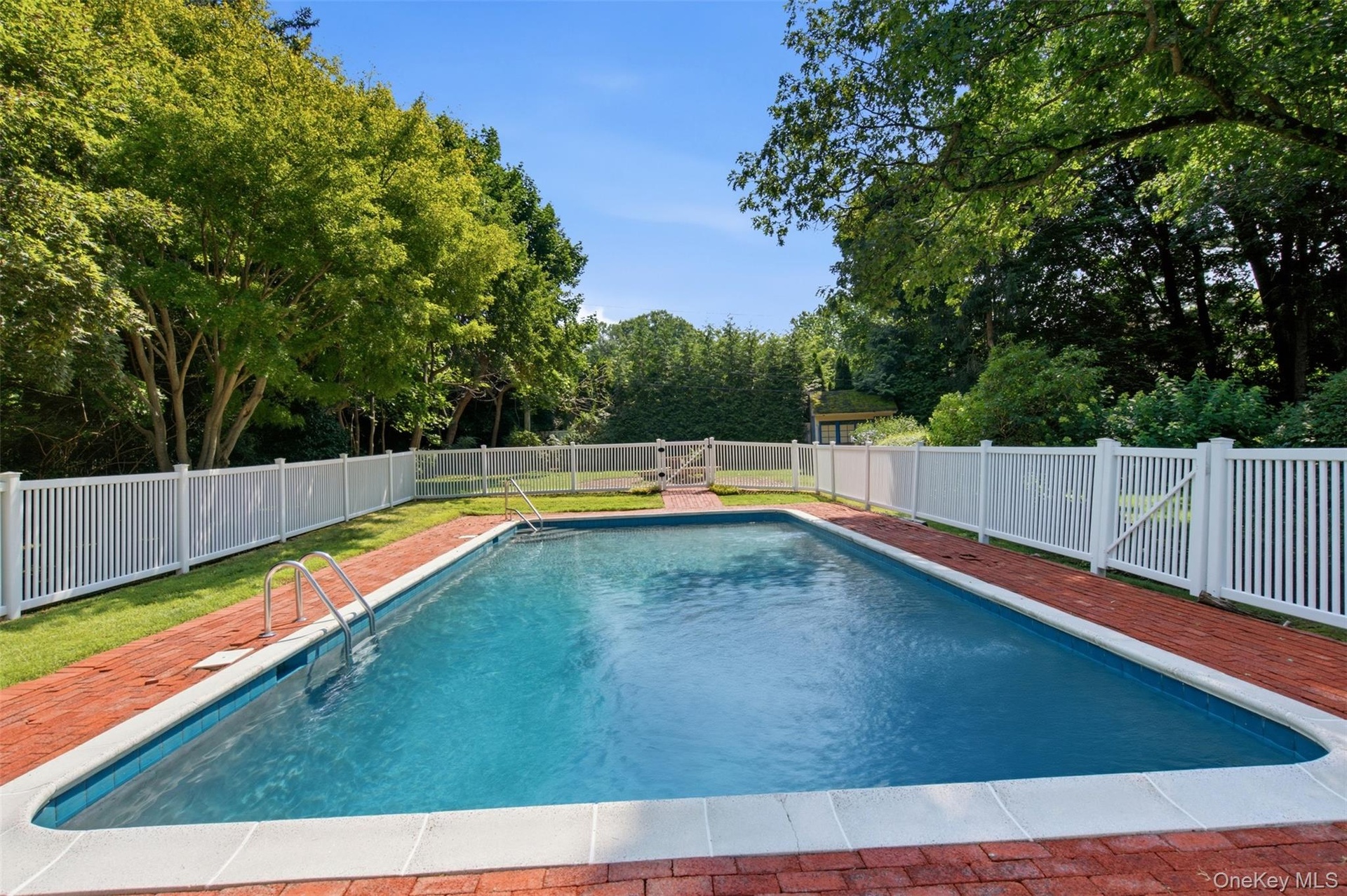 Fenced in pool