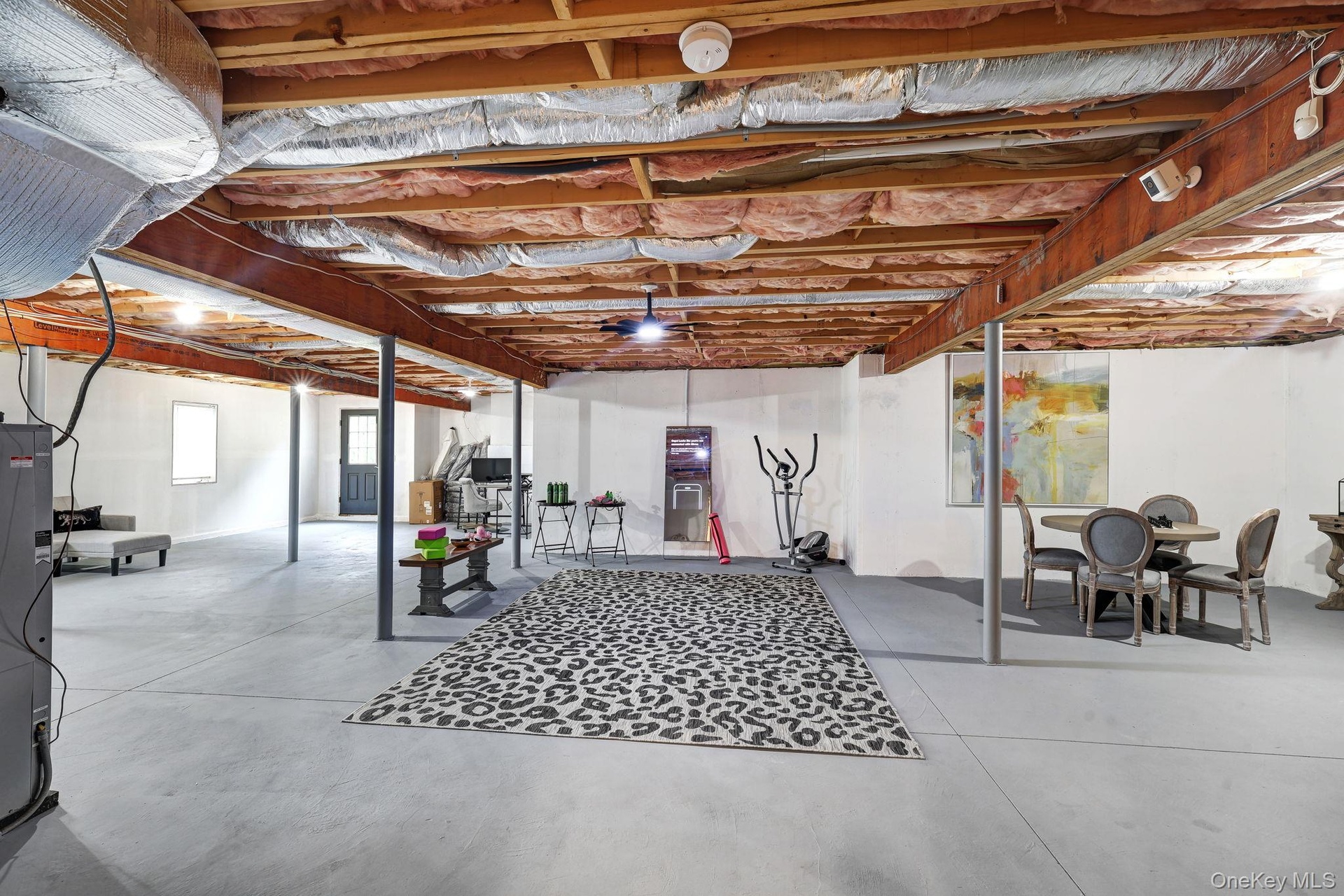 Massive walk out lower level with tons of space for home theater, gym additional family area and more