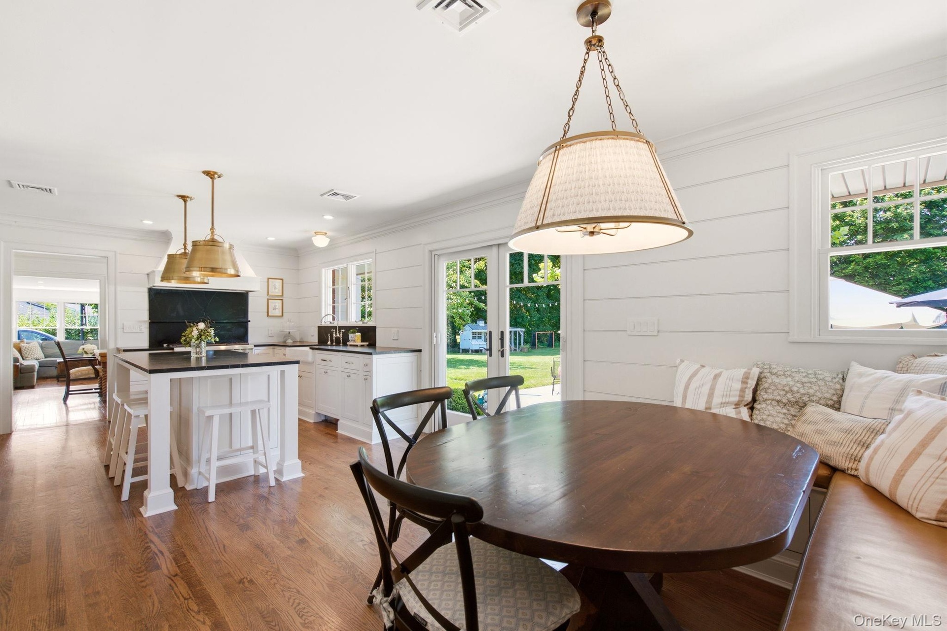 Breakfast nook.