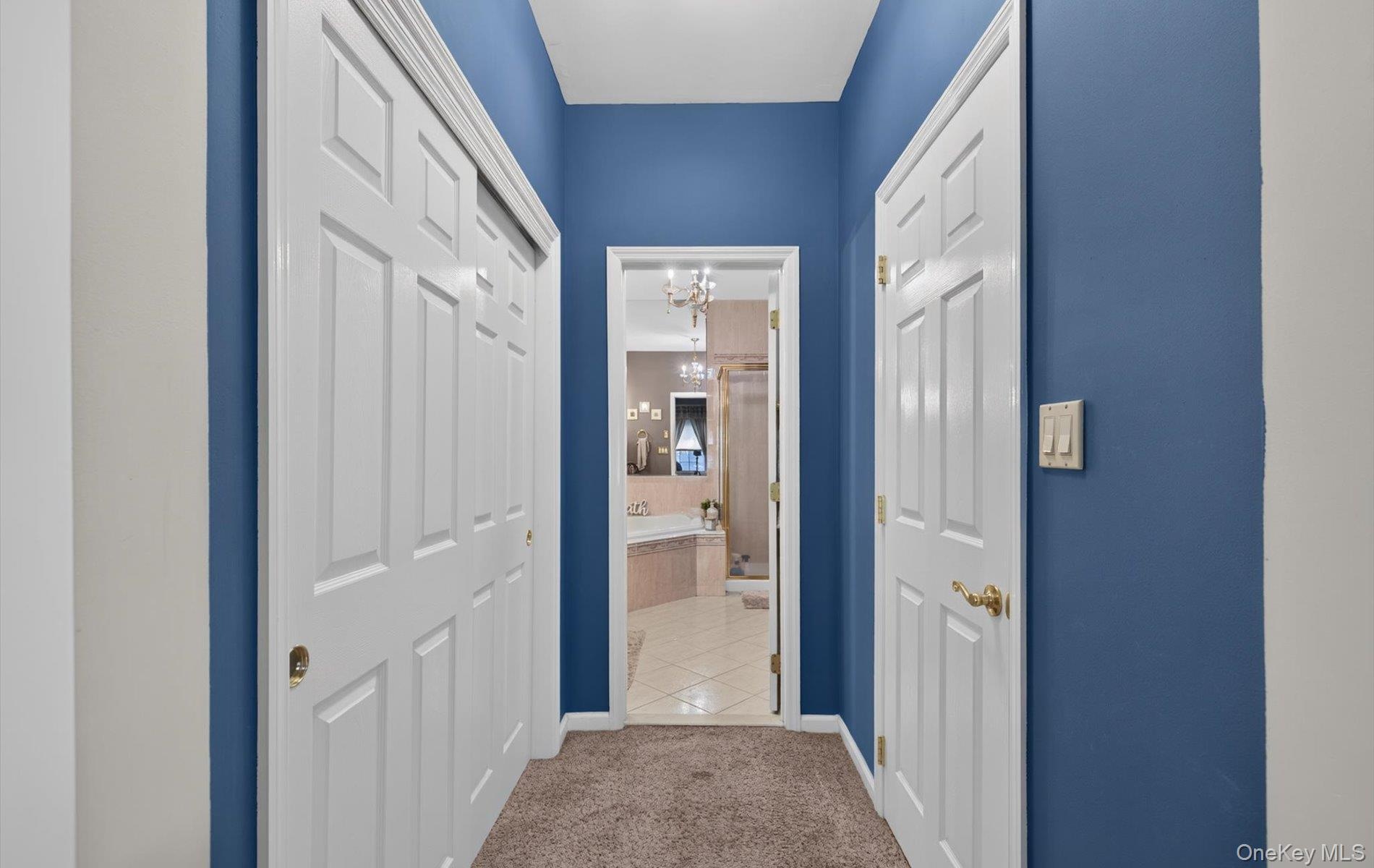 Closets in Primary/Hallway to Primary Bath