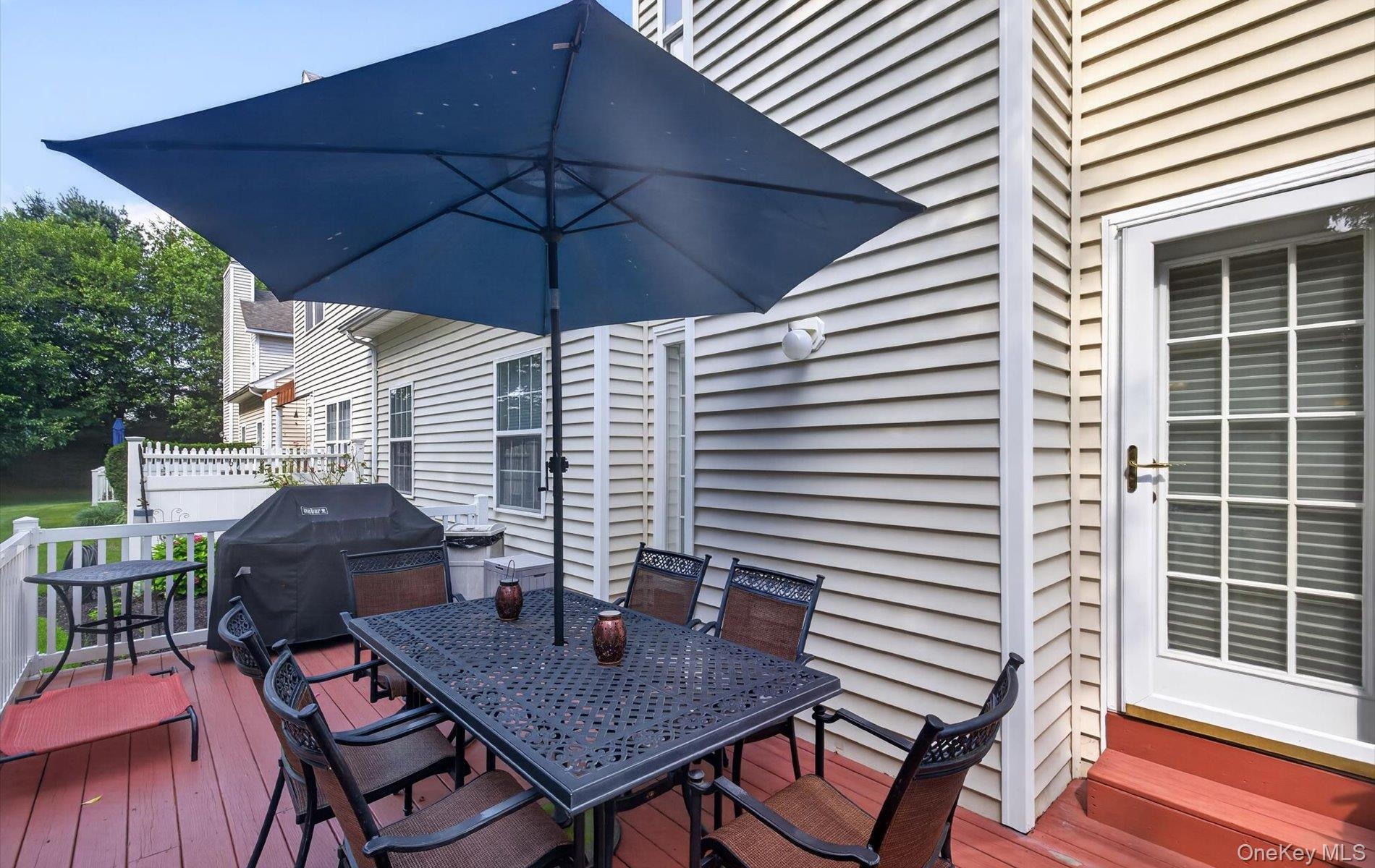 Back Deck Fenced/Gate