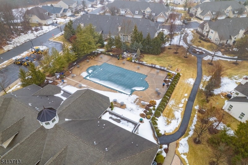 Club House Pool Ariel View