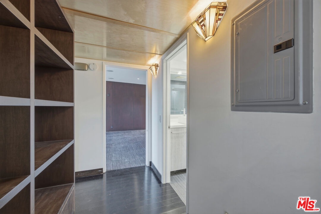 Hallway facing living room