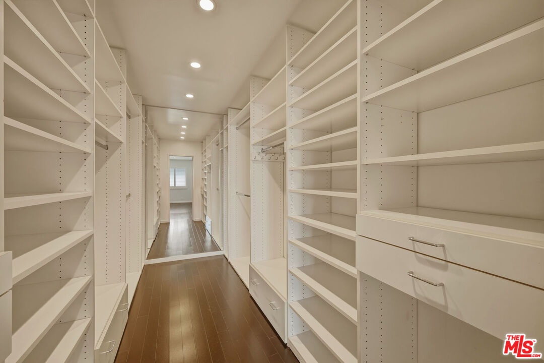 Master bedroom walk-in closet