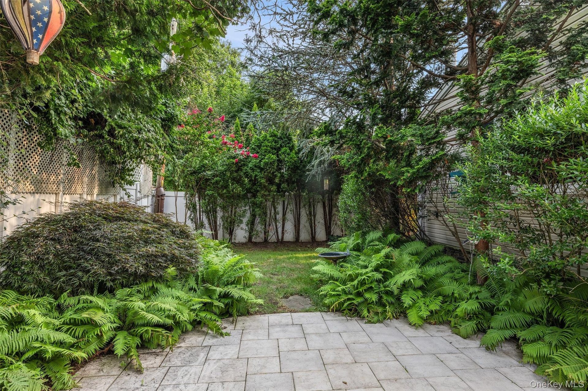 Sideview of backyard