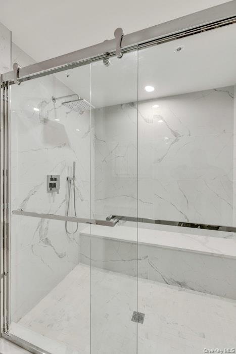 Full bathroom with shower