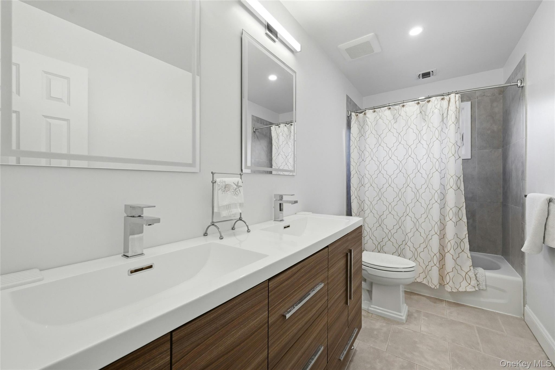 Full bath with tub