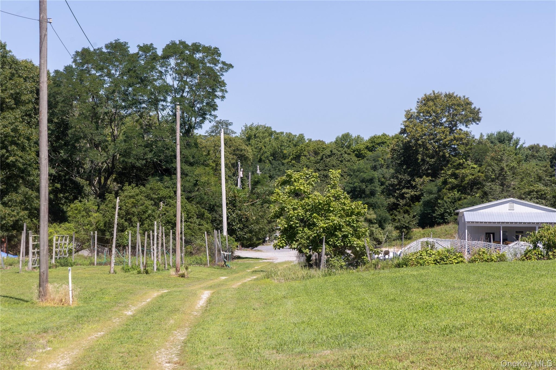 View towards road