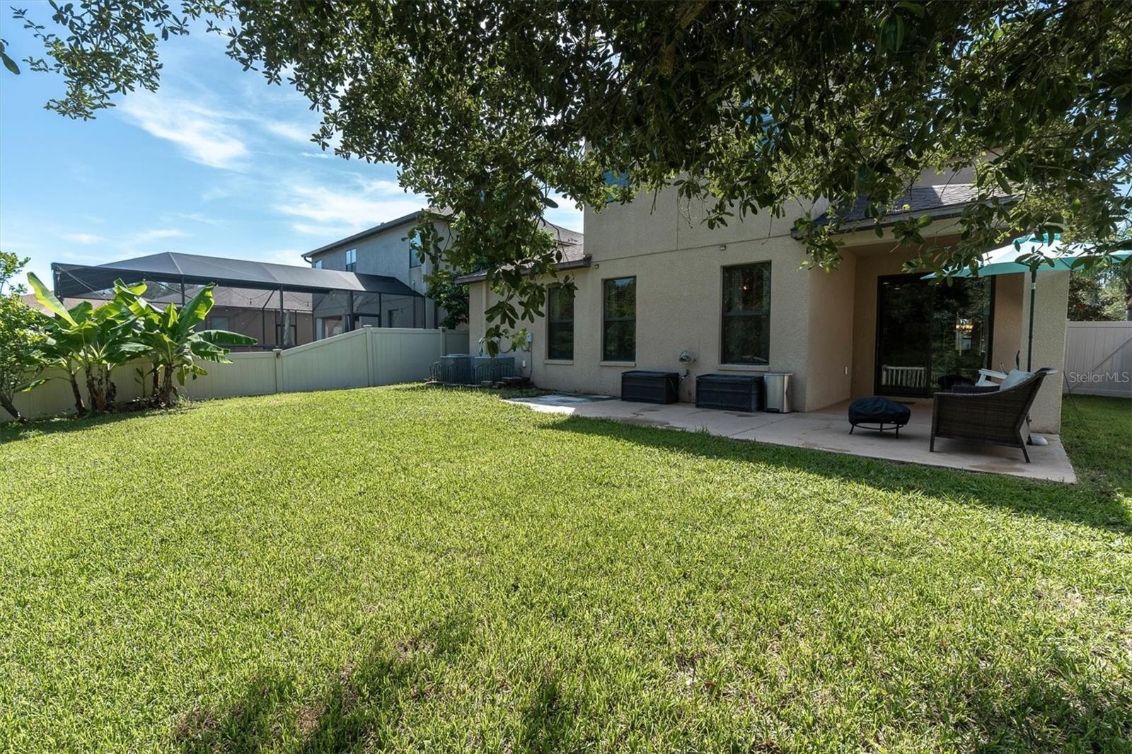 FENCED BACKYARD