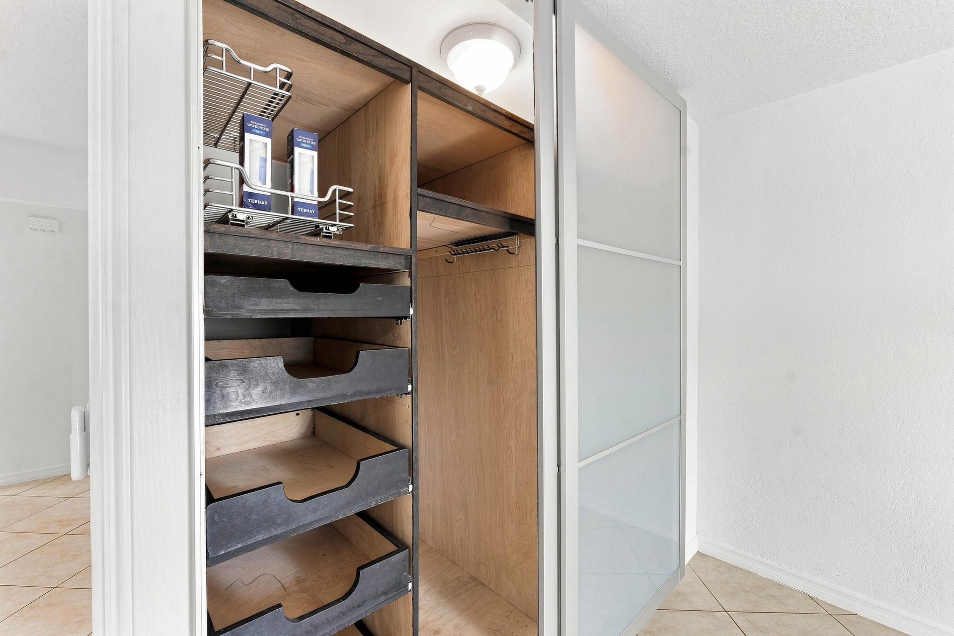 Custom Double Kitchen Pantry