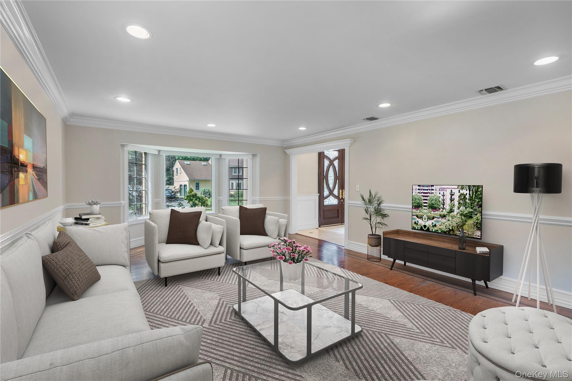 Living Room Virtually Staged