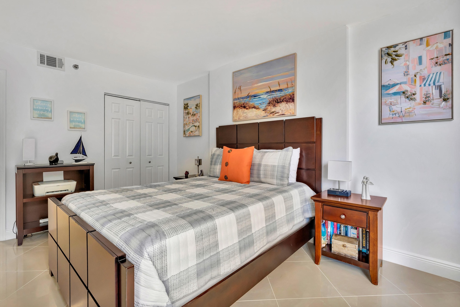 Spacious Second Bedroom with Work Area