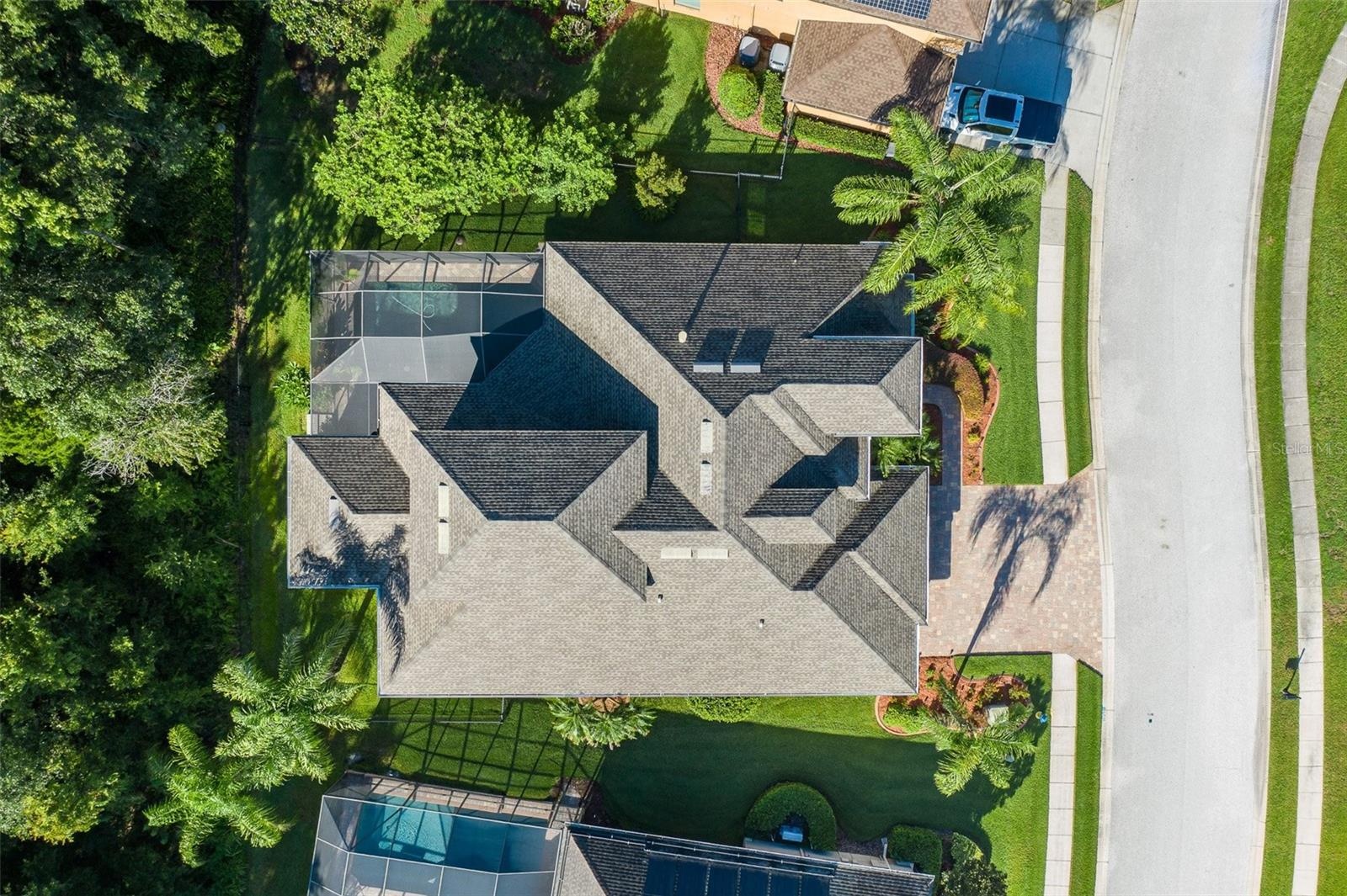 Aerial view of Home
