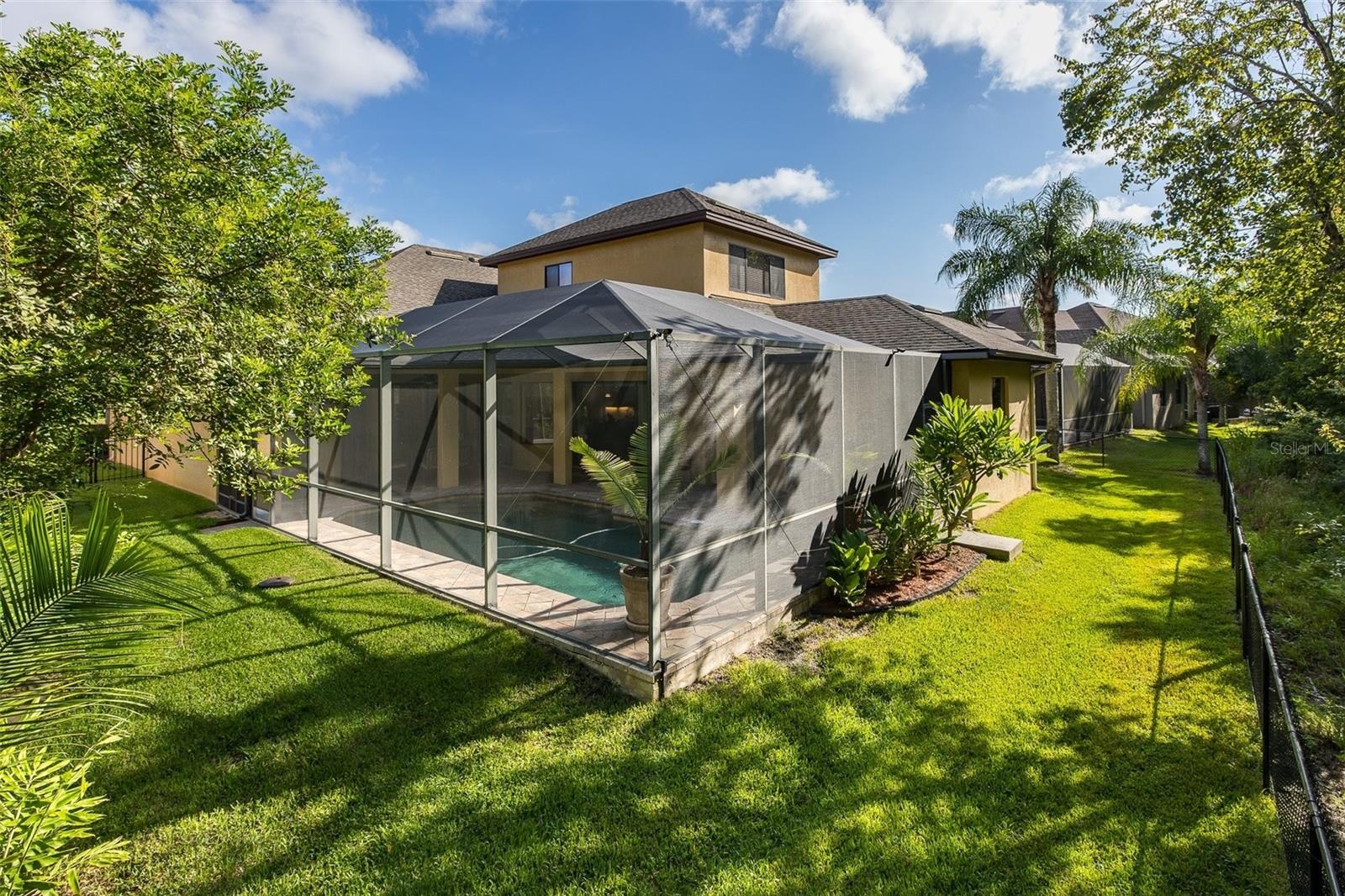 Rear of Home/Fenced Backyard