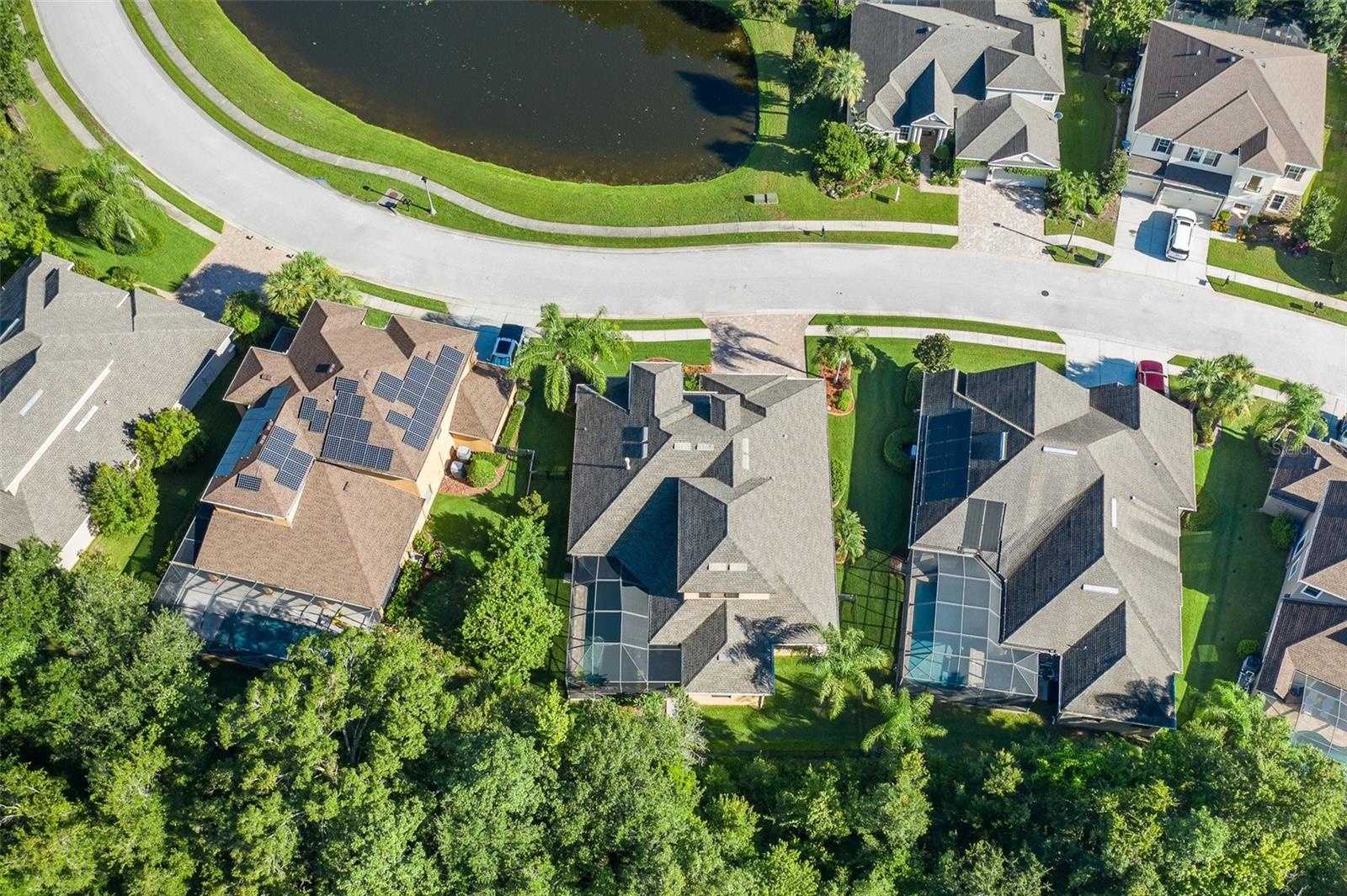 Aerial view of Home