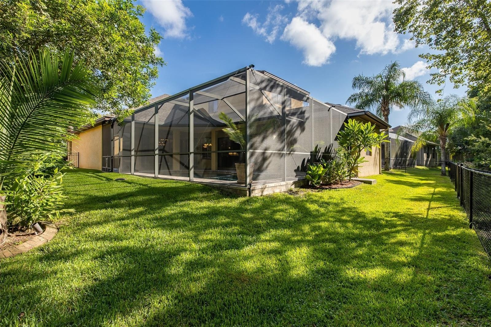 Rear of Home/Fenced Backyard